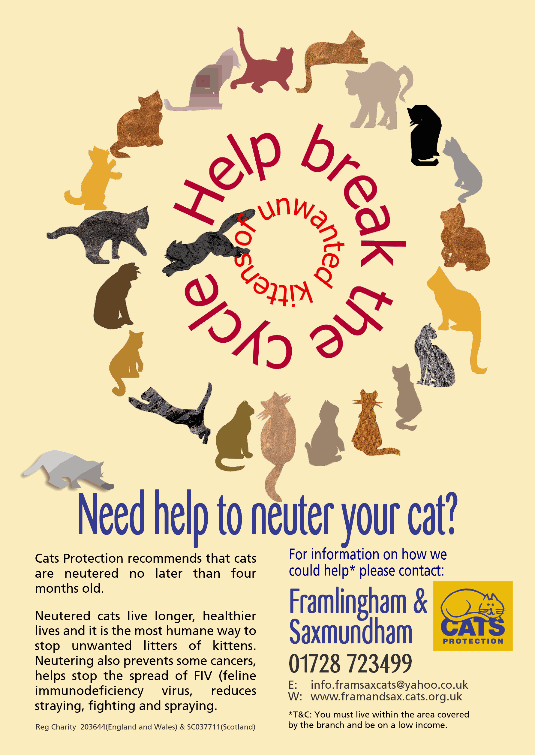Neutering Do you need help with the cost?